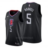 Camiseta Los Angeles Clippers Montrezl Harrell #5 Statement Negro