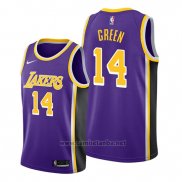 Camiseta Los Angeles Lakers Danny Green #14 Statement Violeta