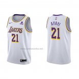 Camiseta Los Angeles Lakers Joel Ayayi #21 Association 2021-22 Blanco