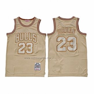 Camiseta Los Angeles Lakers Michael Jordan NO 23 Mitchell & Ness 1997-98 Amarillo