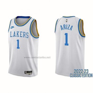 Camiseta Los Angeles Lakers Trevor Ariza #1 Classic 2022-23 Blanco