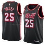 Camiseta Miami Heat Jordan Mickey #25 Classic 2018 Negro