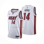 Camiseta Miami Heat Tyler Herro NO 14 Association 2024-25 Blanco