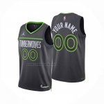 Camiseta Minnesota Timberwolves Personalizada Statement 2024-25 Gris