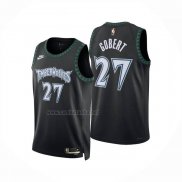 Camiseta Minnesota Timberwolves Rudy Gobert NO 27 Classic 2025-26 Negro