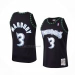 Camiseta Minnesota Timberwolves Stephon Marbury #3 Mitchell & Ness 1997-98 Negro