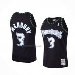 Camiseta Minnesota Timberwolves Stephon Marbury #3 Mitchell & Ness 1997-98 Negro