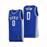 Camiseta NCAA Duke Blue Devils Jayson Tatum NO 0 Azul