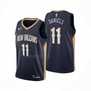 Camiseta New Orleans Pelicans Dyson Daniels NO 11 Icon 2024-25 Azul