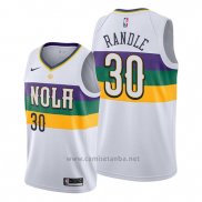 Camiseta New Orleans Pelicans Julius Randle #30 Ciudad Edition Blanco