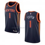 Camiseta New York Knicks Obi Toppin #1 Statement 2022-23 Negro