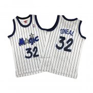 Camiseta Nino Orlando Magic Shaquille O'Neal #32 Mitchell & Ness 1993-94 Blanco