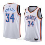 Camiseta Oklahoma City Thunder Josh Huestis #34 Association 2018 Blanco