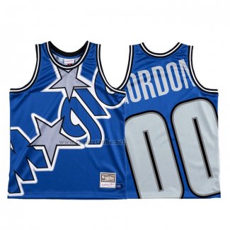 Camiseta Orlando Magic Aaron Gordon #00 Mitchell & Ness Big Face Azul