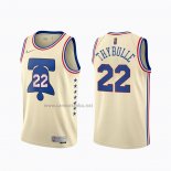 Camiseta Philadelphia 76ers Matisse Thybulle #22 Earned 2020-21 Crema