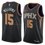 Camiseta Phoenix Suns Alan Williams #15 Statement 2018 Negro