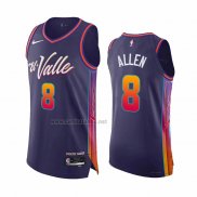 Camiseta Phoenix Suns Grayson Allen #8 Ciudad Autentico 2023-24 Violeta