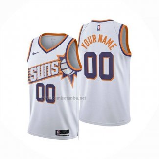 Camiseta Phoenix Suns Personalizada Association 2024-25 Blanco