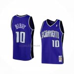 Camiseta Sacramento Kings Mike Bibby #10 Mitchell & Ness 2002-03 Violeta