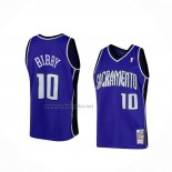 Camiseta Sacramento Kings Mike Bibby #10 Mitchell & Ness 2002-03 Violeta