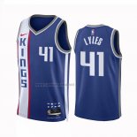 Camiseta Sacramento Kings Trey Lyles #41 Ciudad 2023-24 Azul