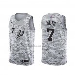 Camiseta San Antonio Spurs Chimezie Metu #7 Earned Camuflaje