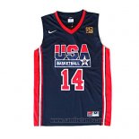 Camiseta USA 1992 Charles Barkley #14 Negro