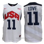 Camiseta USA 2012 Kevin Love #11 Blanco