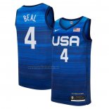 Camiseta USA 2021 Bradley Beal #4 Azul