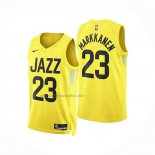 Camiseta Utah Jazz Lauri Markkanen NO 23 Icon 2024-25 Amarillo