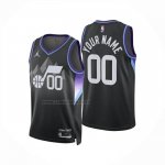 Camiseta Utah Jazz Personalizada Statement 2025-26 Negro