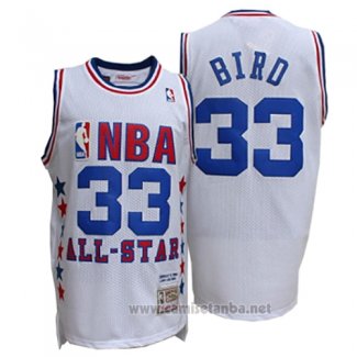 Camiseta All Star 1990 Larry Bird #33 Blanco