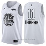 Camiseta All Star 2018 Golden State Warriors Klay Thompson #11 Blanco