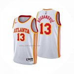 Camiseta Atlanta Hawks Bogdan Bogdanovic NO 13 Association 2024-25 Blanco