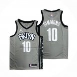 Camiseta Brooklyn Nets Ben Simmons #10 Statement 2020 Gris