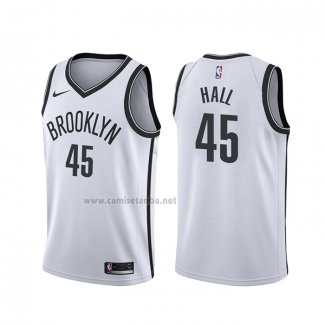 Camiseta Brooklyn Nets Donta Hall #45 Association 2020 Blanco