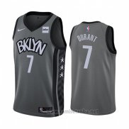 Camiseta Brooklyn Nets Kevin Durant #7 Statement 2019-20 Gris