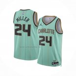 Camiseta Charlotte Hornets Brandon Miller #24 Ciudad 2024-25 Verde