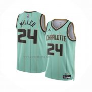 Camiseta Charlotte Hornets Brandon Miller #24 Ciudad 2024-25 Verde