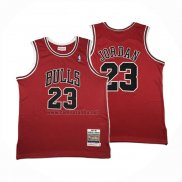 Camiseta Chicago Bulls Michael Jordan NO 23 Autentico 1997-98 Rojo