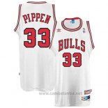 Camiseta Chicago Bulls Scottie Pippen #33 Retro Blanco