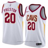Camiseta Cleveland Cavaliers Billy Preston #20 Association 2018 Blanco
