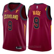 Camiseta Cleveland Cavaliers Dwyane Wade #9 2017-18 Rojo