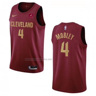 Camiseta Cleveland Cavaliers Evan Mobley #4 Icon 2022-23 Rojo