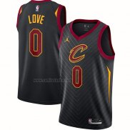 Camiseta Cleveland Cavaliers Kevin Love #0 Statement 2020-21 Negro