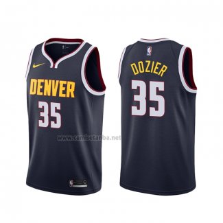 Camiseta Denver Nuggets P.j. Dozier #35 Icon Azul