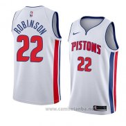 Camiseta Detroit Pistons Glenn Robinson III #22 Association 2018 Blanco