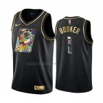 Camiseta Golden Edition Phoenix Suns Devin Booker #1 2021-22 Negro Camiseta Golden Edition Phoenix Suns Devin Booker #1 2021-22 Negro