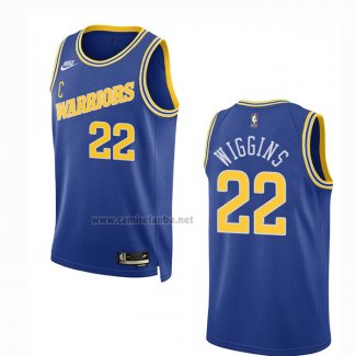 Camiseta Golden State Warriors Andrew Wiggins #22 Classic 2022-23 Azul