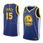 Camiseta Golden State Warriors Damian Jones #15 Icon 2018 Azul